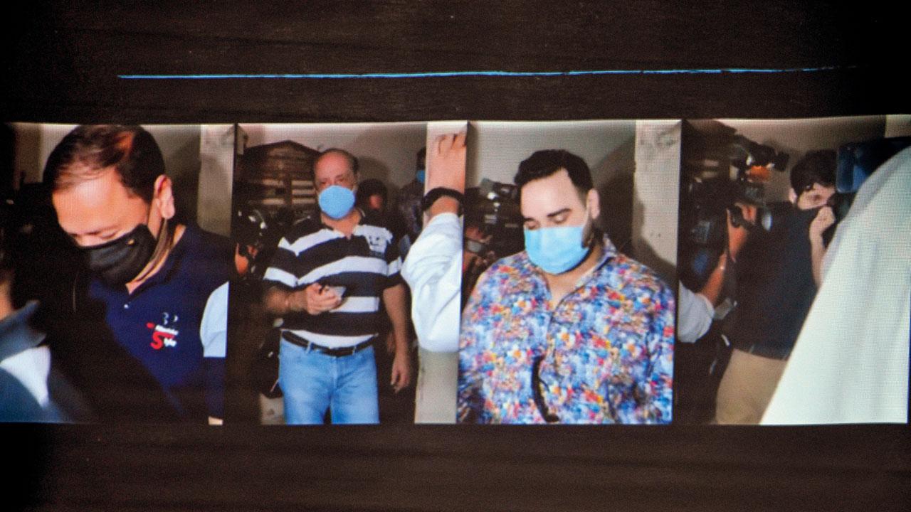 Malik produced a video of Rishabh Sachdeva, Pratik Gaba and Amir Furniturewala leaving the NCB office