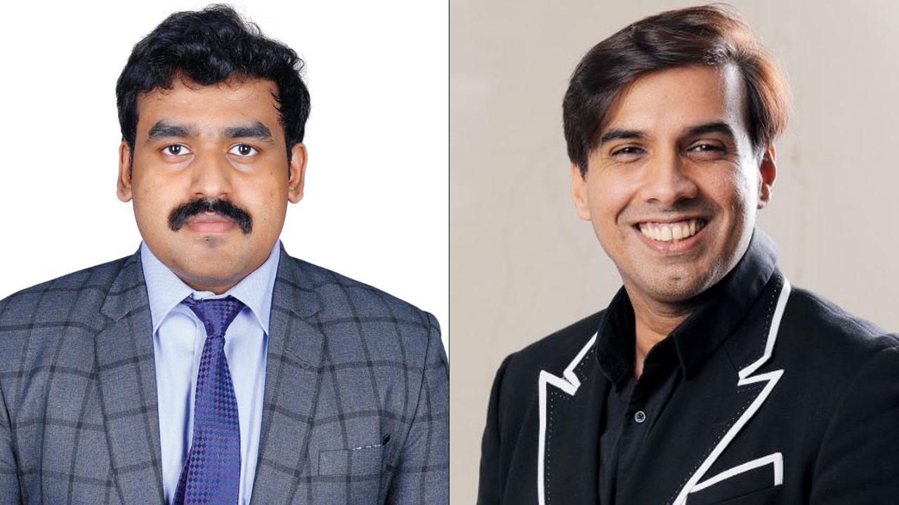 Student Reuben Francis and Husien Dohadwalla, CEO, Crimson Education