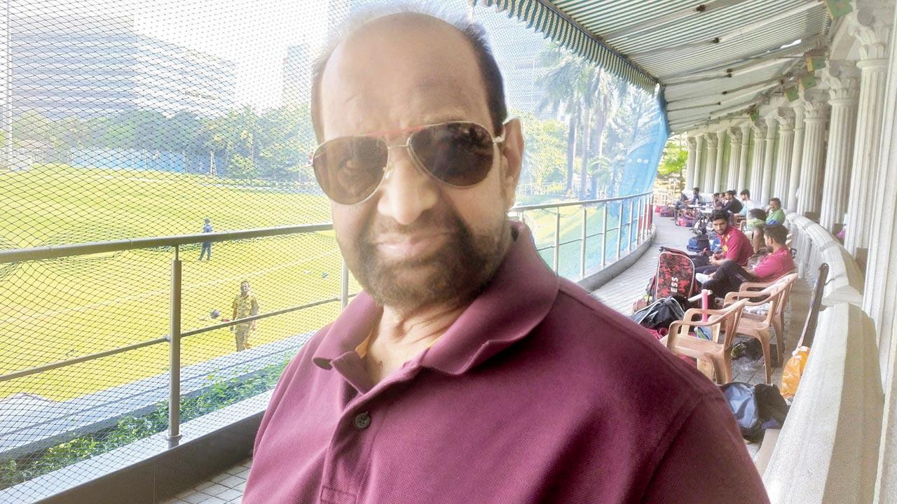 Gundappa Viswanath at MCA’s BKC Ground on Saturday. Pic/Subodh Mayure