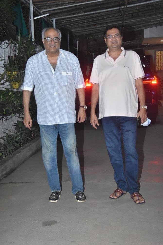 Also spotted at the special screening were producer Boney Kapoor and Chehre director Rumy Jafry.