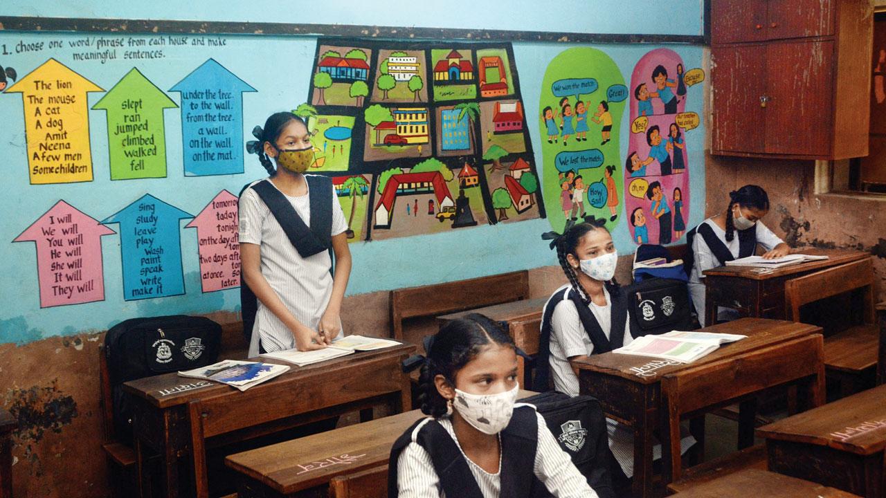 In-person classes have started for students between Std VIII and XII