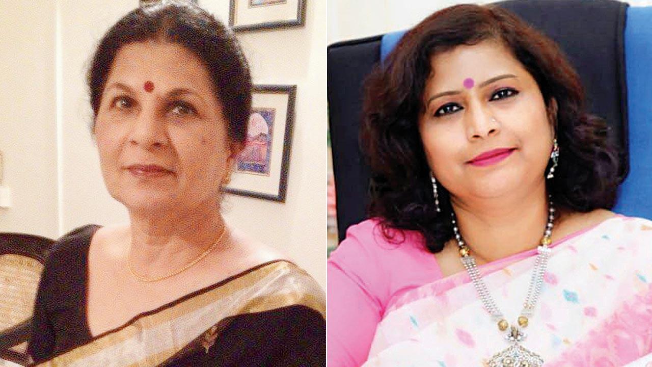 Meera Isaacs, dean, Cathedral and John Connon School and Priya Rajwade, principal, Podar International School, Powai