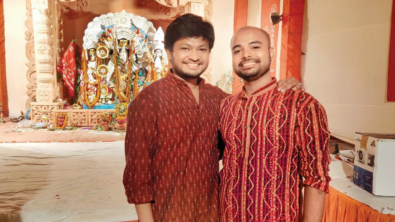 Ankur Mondal and Gaurav Gupta from Delhi usually have their guard up when together in public spaces. “There’s a fear that you may get beaten up.”