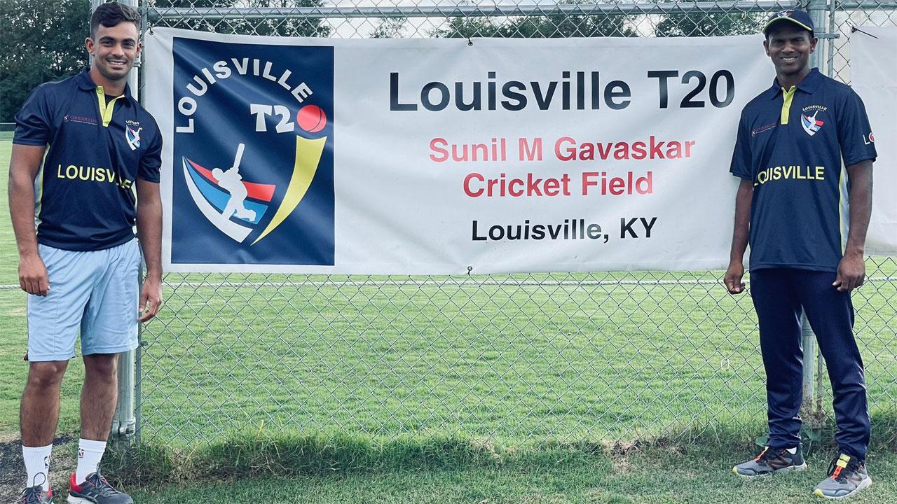 Chanderpauls bat for same team on Sunil M Gavaskar Field, Louisville