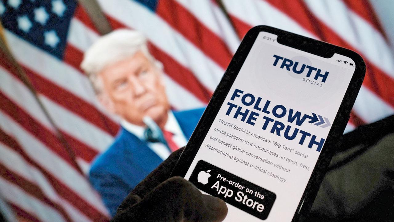 Shares in Trump’s ‘TRUTH’ surge by 9 times in 2 days