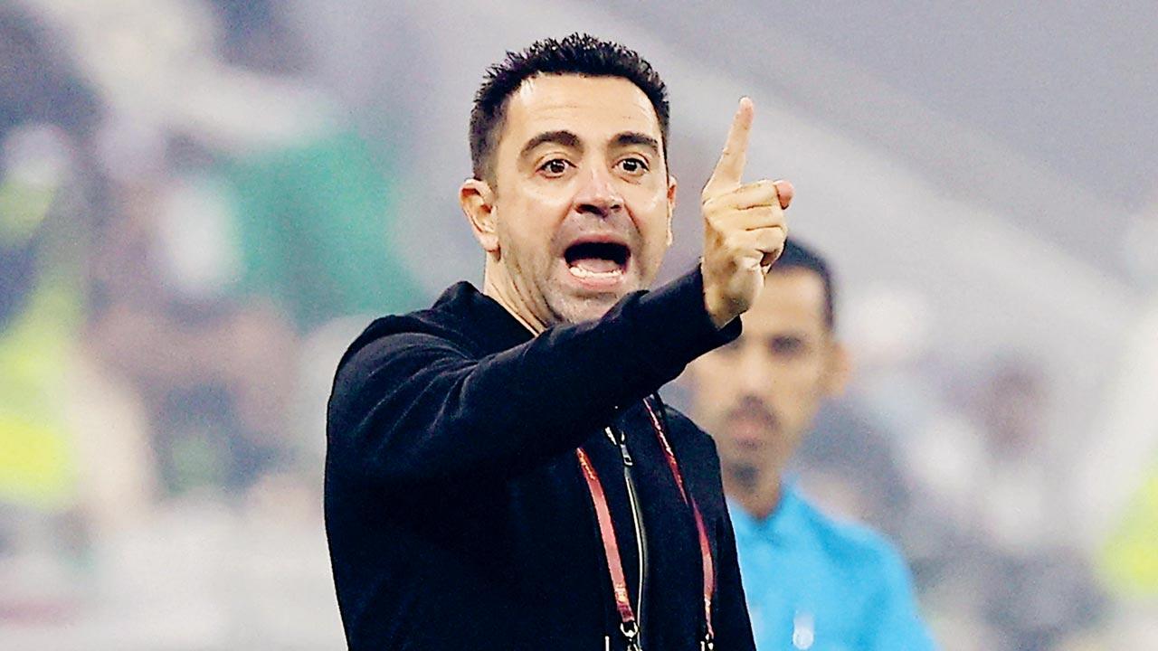 Xavi Hernandez. Pic/AFP