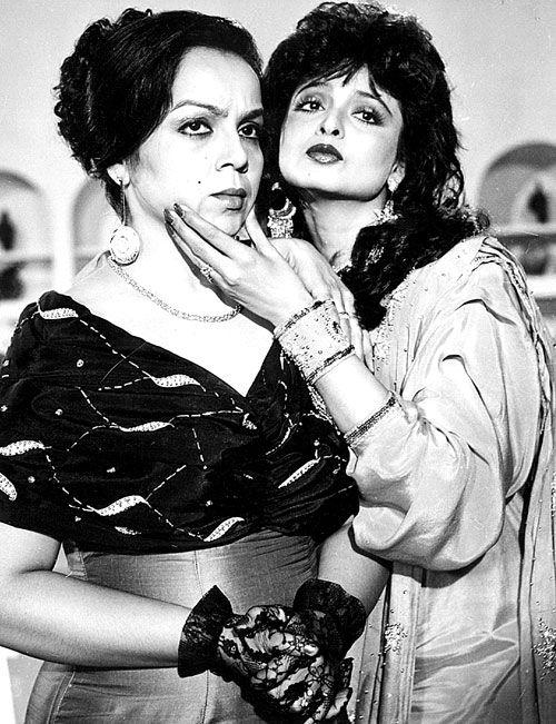 Rekha was last seen on-screen in R Balki's Shamitabh, where she played herself. It was a cameo. In picture: Rekha with Rohini Hattangadi