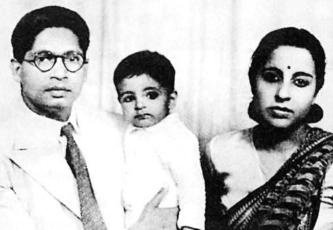 Born on October 11, 1942, Amitabh Bachchan's actual surname was Shrivastava. His father, acclaimed poet Harivansh Rai Bachchan, had adopted the pen name, Bachchan. So, the family adopted this surname. Big B was initially named Inquilaab, inspired by the phrase Inquilab Zindabad. In picture: Amitabh Bachchan with parents Harivansh Rai and Teji Bachchan.