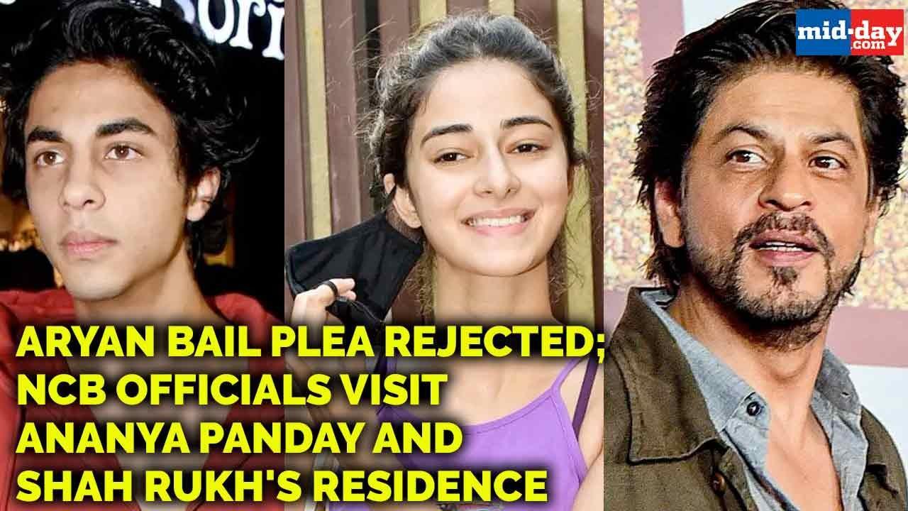 Aryan Khan bail plea rejected; NCB officials visit Ananya and SRK's residence