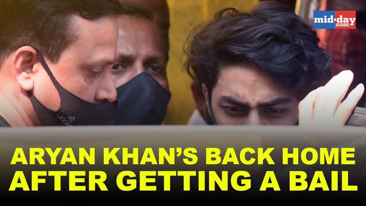 Aryan Khan’s back home after getting a bail