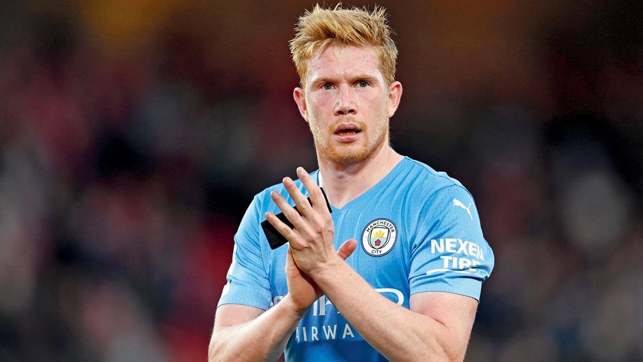Man City’s Kevin De Bruyne
