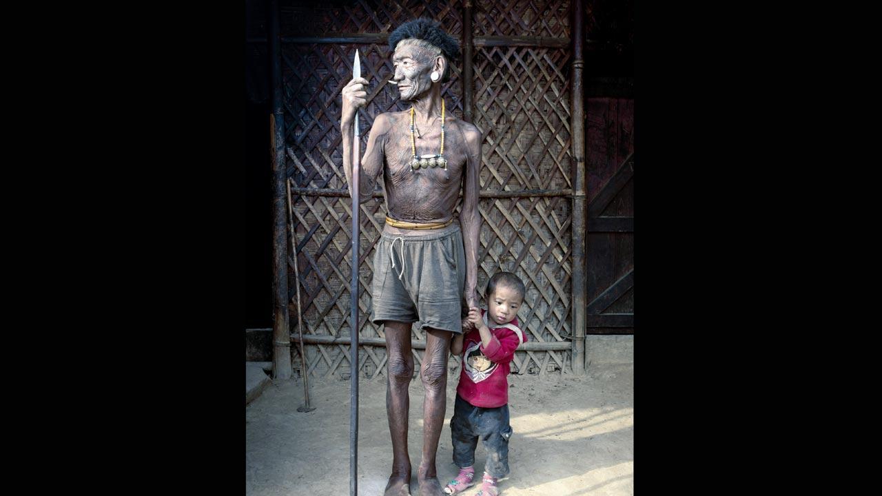 Photo by Peter Bos from his book on the Konyaks of Nagaland