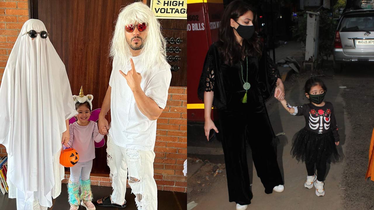 Soha Ali Khan and Kunal Kemmu dressed their little Inaaya Naumi for two occasions. While in one the tiny tot was seen dressed up as a cute unicorn, she nailed her second look by opting for a vampire outfit. Soha also captioned the pictures as she shared on social media, 