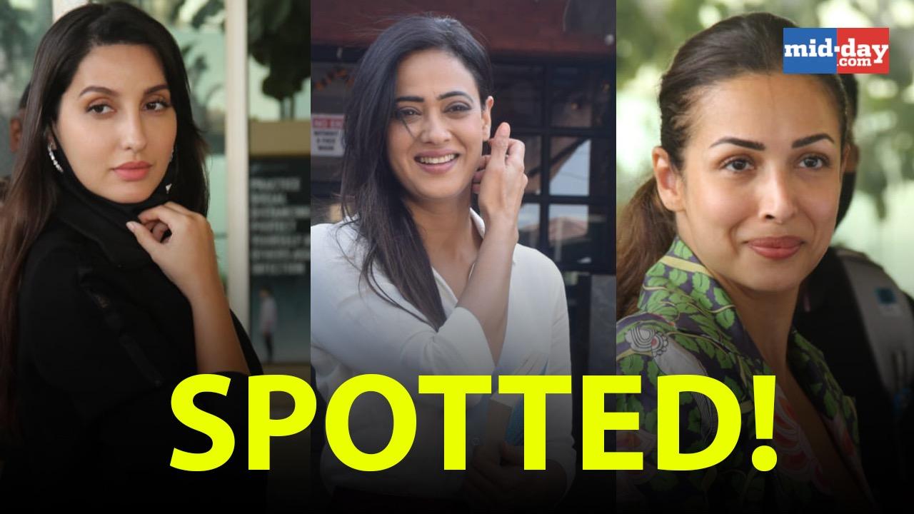 Spotted: Malaika Arora, Nora Fatehi, Shweta Tiwari and others in Mumbai