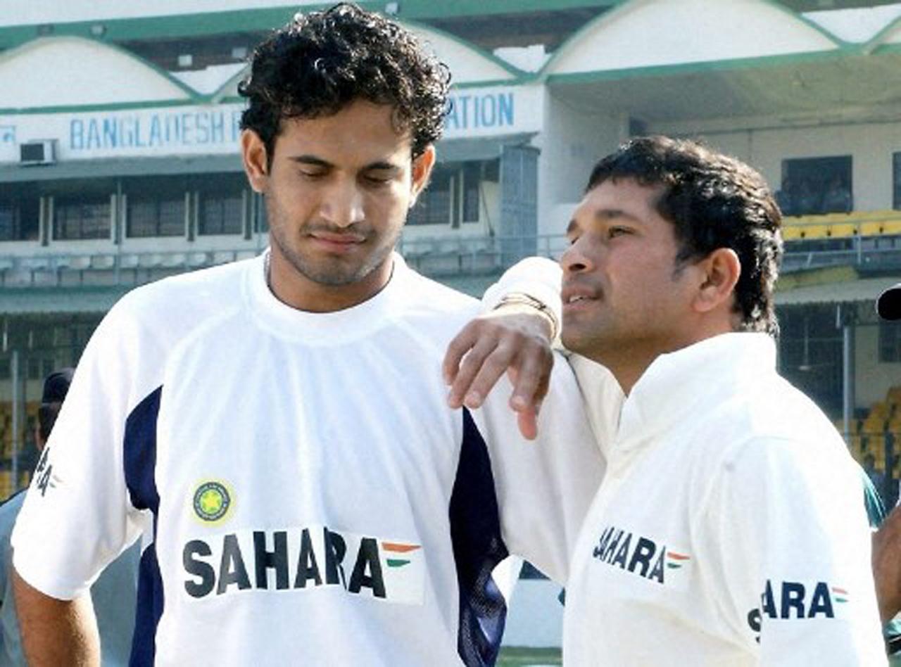 Irfan Pathan made his Test debut in 2003 and played 29 matches scoring 1,305 runs and took 100 wickets. He has 3 centuries and 7 fifties with a top score of 117 and best bowling figures of 7/59. He played his last Test in 2008
