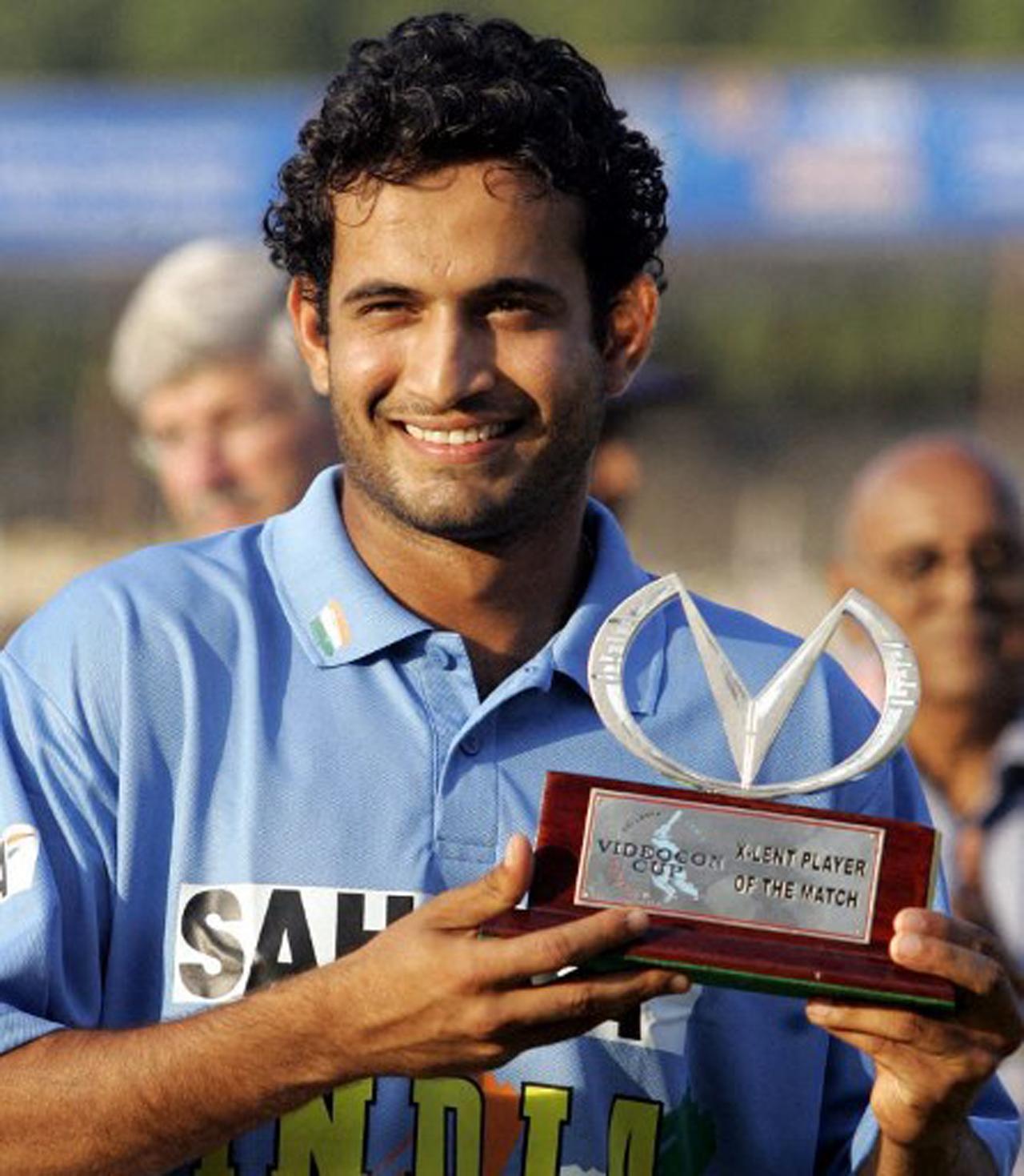 During the inaugural T20 World Cup, Pathan bagged 3 wickets against Pakistan in the final as India won the T20 World Cup title. Irfan was named man-of-the-match