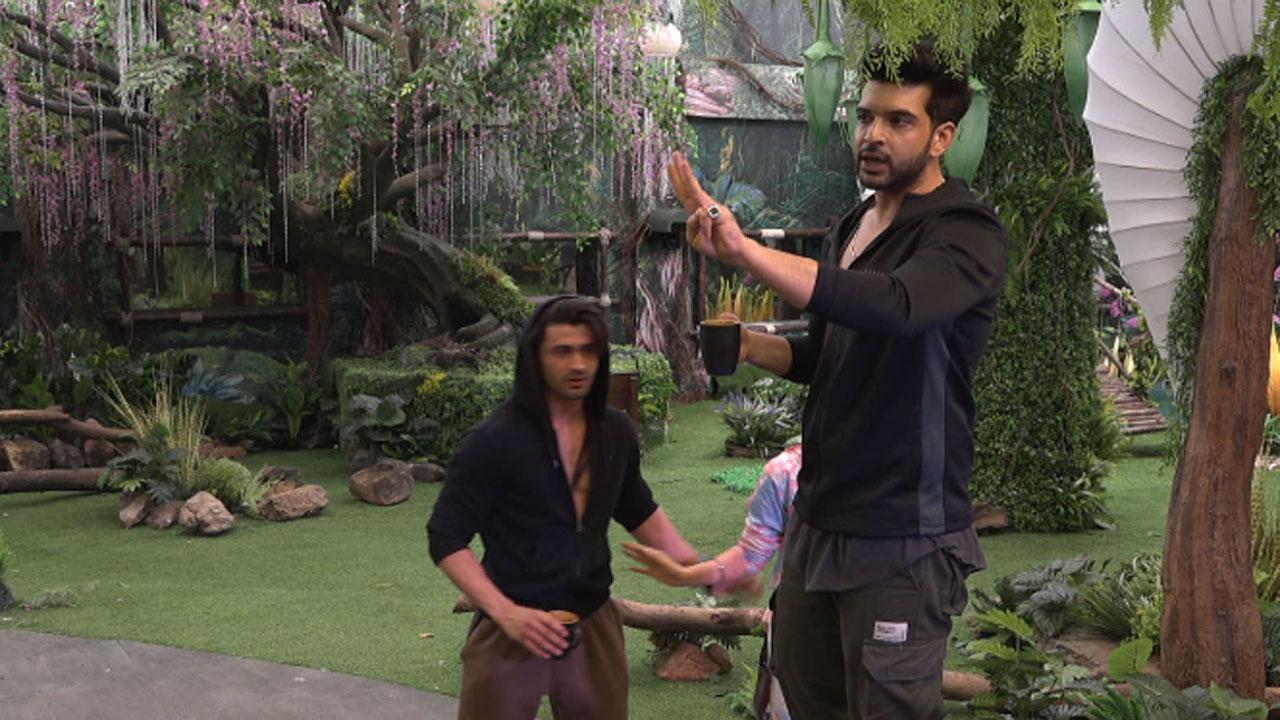 Bigg Boss 15: 'Jungle Mein Dangal' leads to physical fights; Karan Kundrra shoves Nishant, Pratik Sehajpal