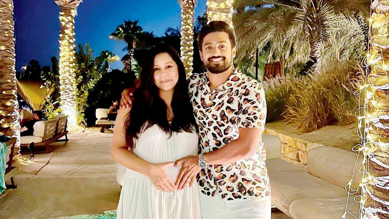 See photo: Baby on the way for Karun Nair and his wife Sanaya