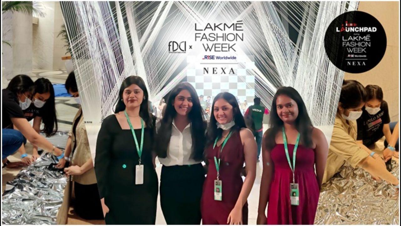 INIFD students designed sets of designer fashion shows at FDCI x Lakme Fashion Week