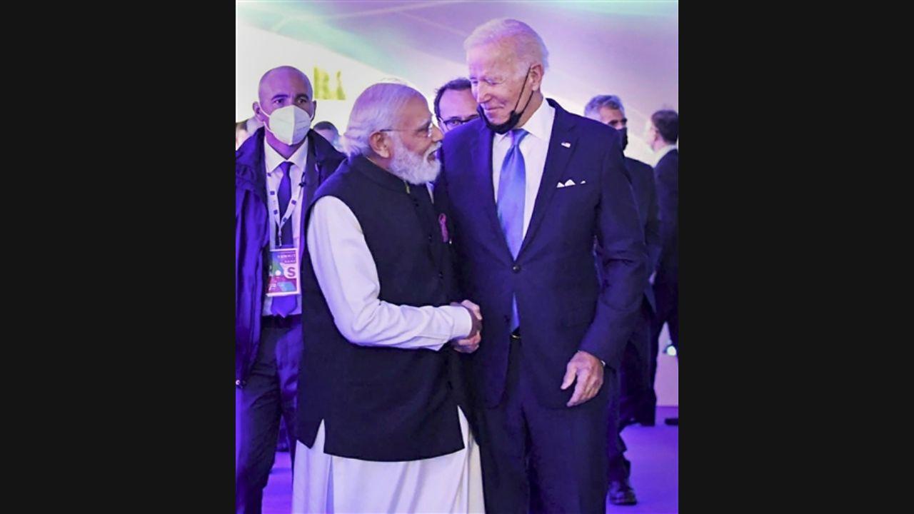PM Narendra Modi interacts with US President Joe Biden and other world leaders at G20 Summit