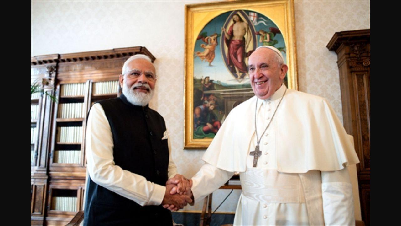 This was the first meeting between an Indian Prime Minister and the Pope in more than two decades.