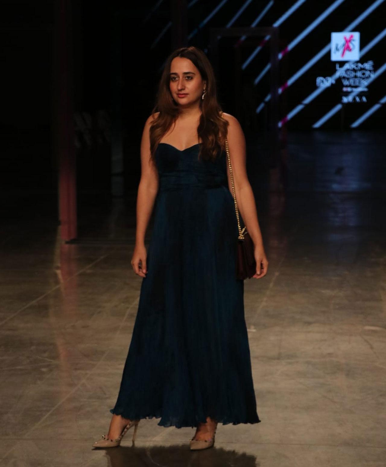 Varun Dhawan's wife Natasha Dalal kept it simple yet stylish at the first day of 2021's Lakme Fashion Week. Dhawan and Dalal donated Rs 1 lakh towards the relief of fire victims in Tirap and Longding districts of Arunachal Pradesh earlier this year.