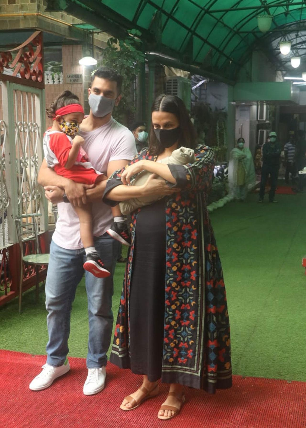Angad Bedi announced the arrival of their new bundle of joy on social media. 