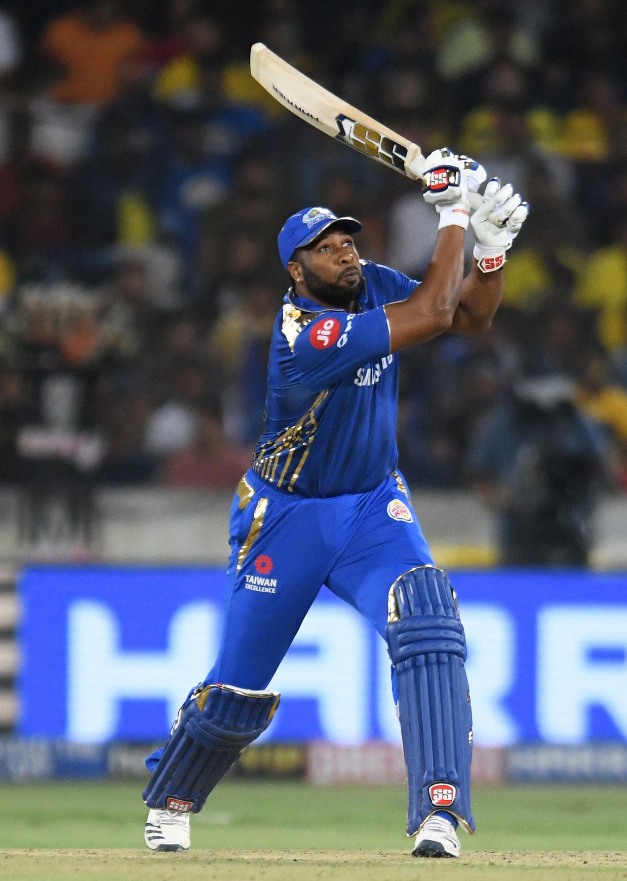 Mumbai Indians' Kieron Pollard did a fabulous job to restrict Punjab Kings to 135 with a brilliant 2 wickets for just 8 runs during his spell.  Saurabh Tiwary's 45 then helped to see Mumbai Indians through to victory but it was Pollard who won the man-of-the-match