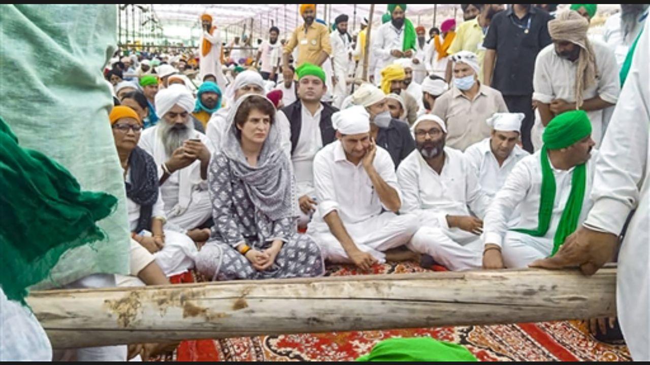 Lakhimpur Kheri violence: Priyanka Gandhi, prominent farmer union leaders take part in 'antim ardas'