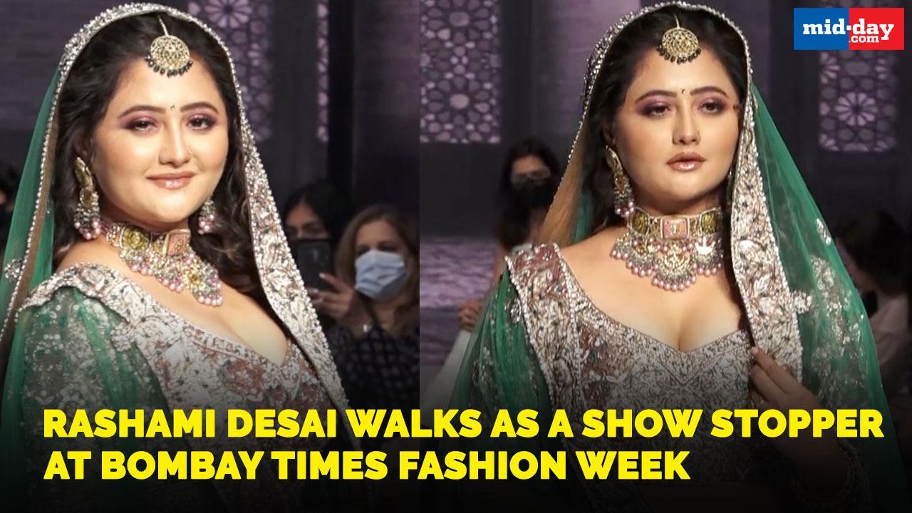 Rashami Desai walks as a show stopper at Bombay Times Fashion Week