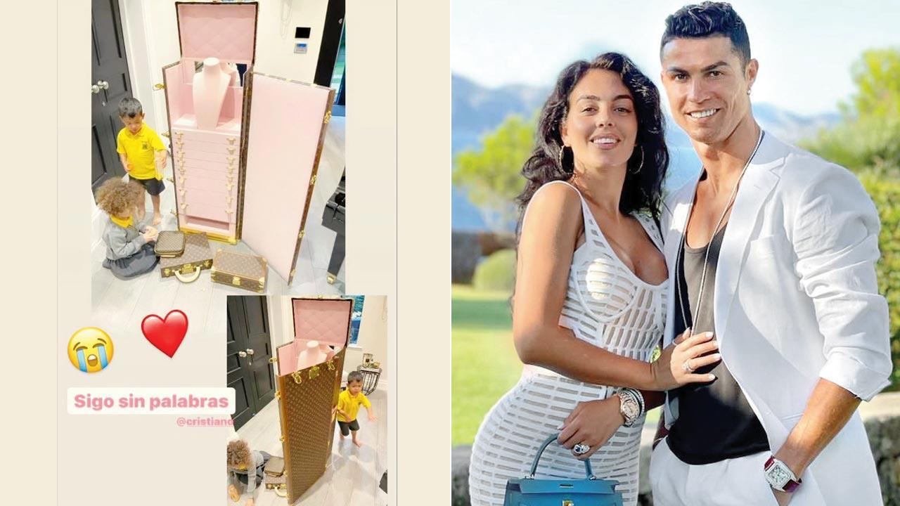 Ronaldo’s designer trunk gift leaves Rodriguez speechless
