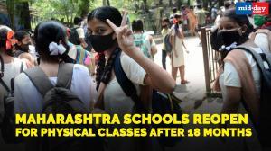Maharashtra schools reopen for physical classes after 18 months