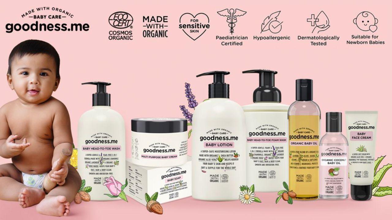 goodnessme' a certified organic baby skin care brand unveiled in India