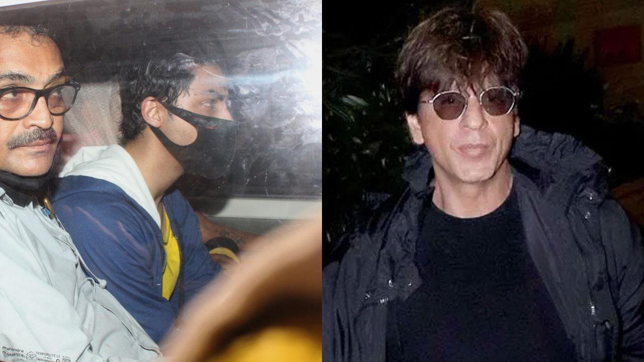 Shah Rukh Khan visits son Aryan, mother Gauri Khan takes him burgers
