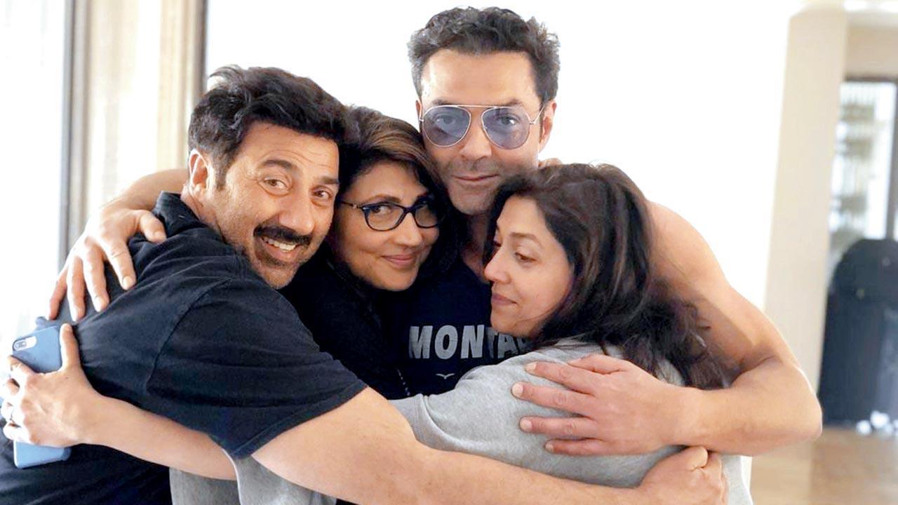 Have you heard? Its Sibling revelry for Bobby Deol, Sumny Deol, Vijeta and Ajeeta