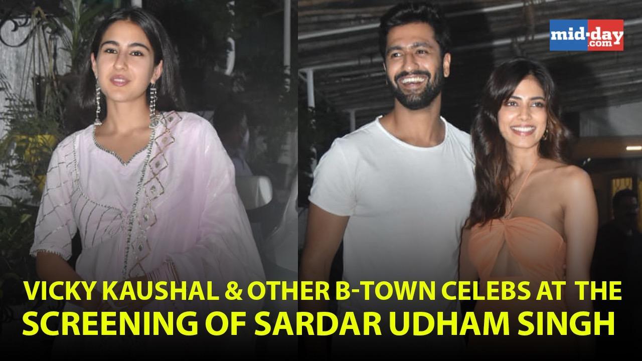 Vicky Kaushal and other B-town celebs at the screening of Sardar Udham Singh