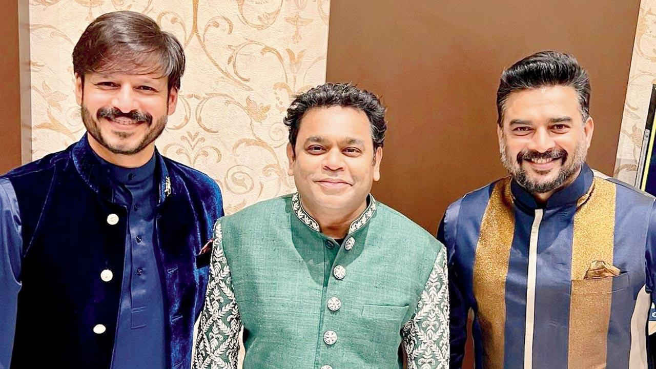 Vivek Oberoi, AR Rahman and R Madhavan