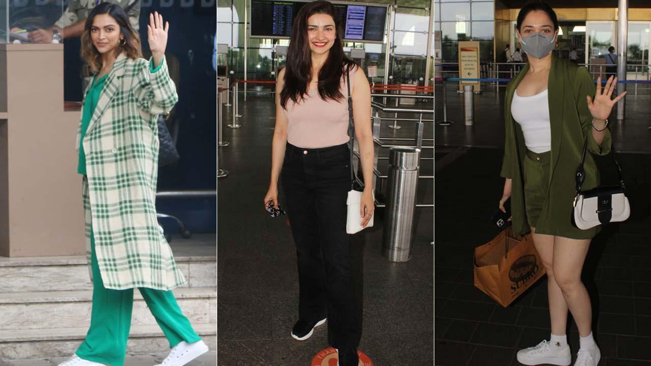 Airport Diaries: Deepika Padukone, Prachi Desai, Tamannaah Bhatia clicked