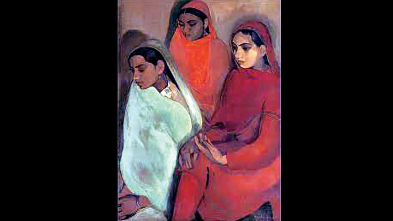 Amrita Sher-Gil’s painting Three Girls