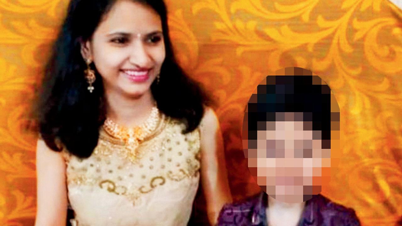 Anuradha Deokar and her son who are missing