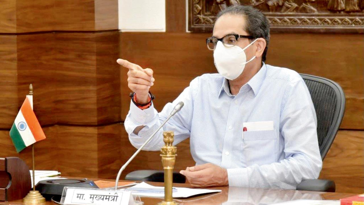 Chief Minister Uddhav Thackeray at Wednesday’s meeting