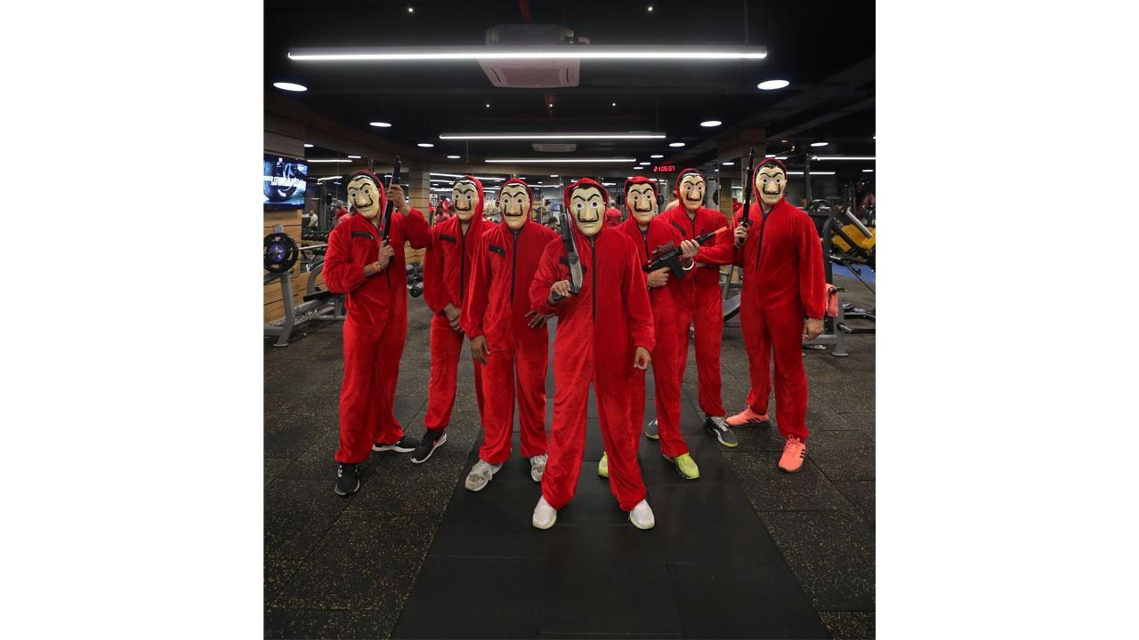 Fitvilla Fitness Centre's Money Heist becomes successful gig