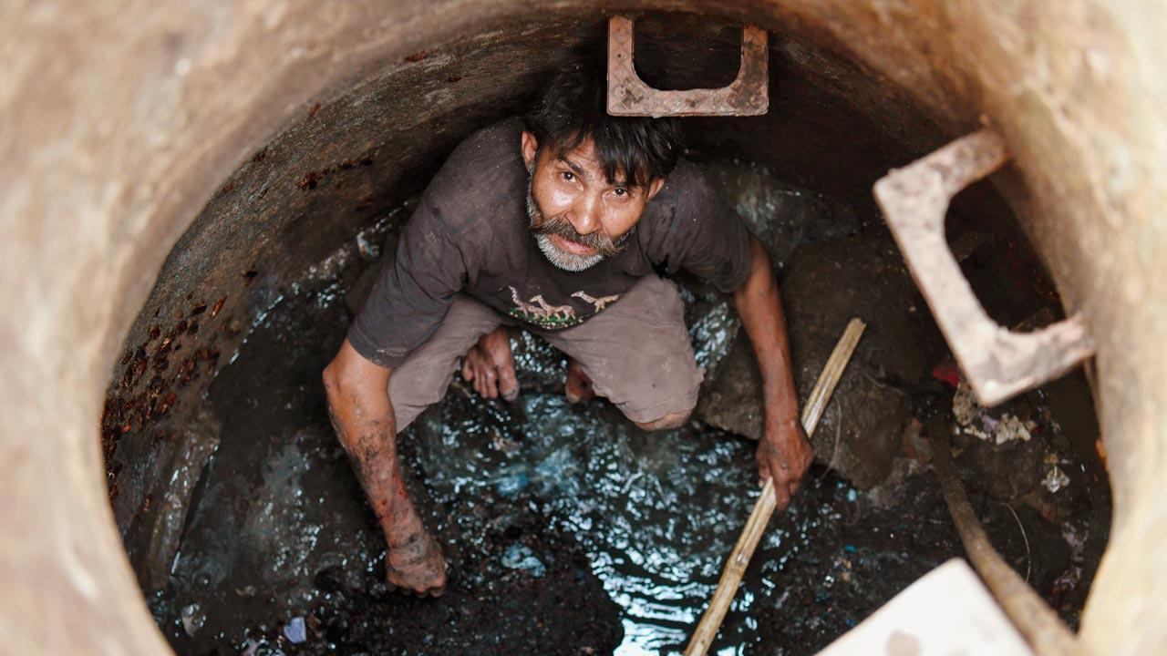 Manual scavenging has been banned in India since 1993. In 2013, a new law on the ban came into force, which also listed specific rules for employing labourers if needed in exceptional situations, which included giving them proper protective equipment and gear, and providing for exhaustive rehabilitation. Pic/Getty Images
