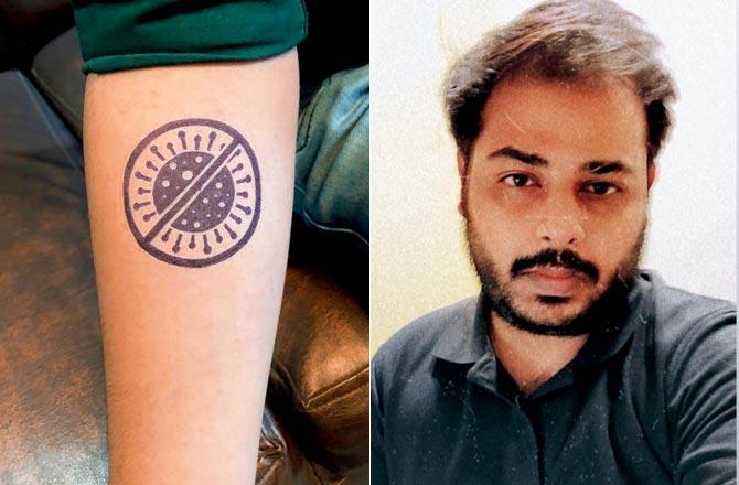Entrepreneur Siddharth Mannan got a temporary virus tattoo in early March. He was keen on getting a permanent one, but was talked out of it by his tattoo artiste