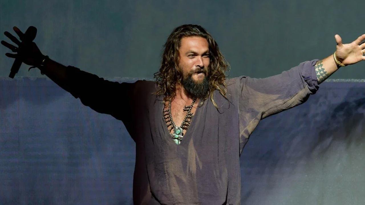 Jason Momoa unveils first look of his new costume for 'Aquaman and the Lost Kingdom'