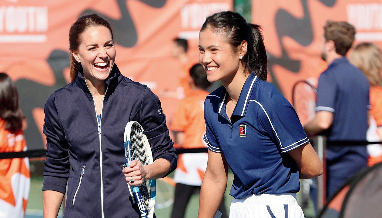 ‘She has a great forehand’