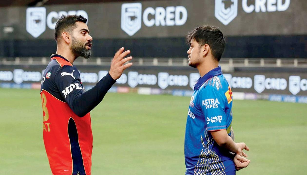 Kohli gives pep talk to out-of-form Ishan Kishan