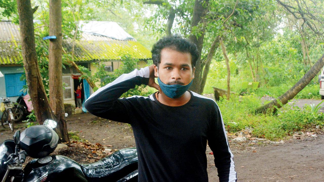 The boy’s uncle Vinod Kumar Yadav who ran after the leopard screaming, forcing it to back off