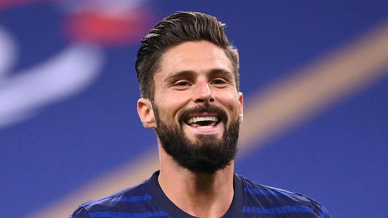 AC Milan striker Olivier Giroud tests positive for Covid-19