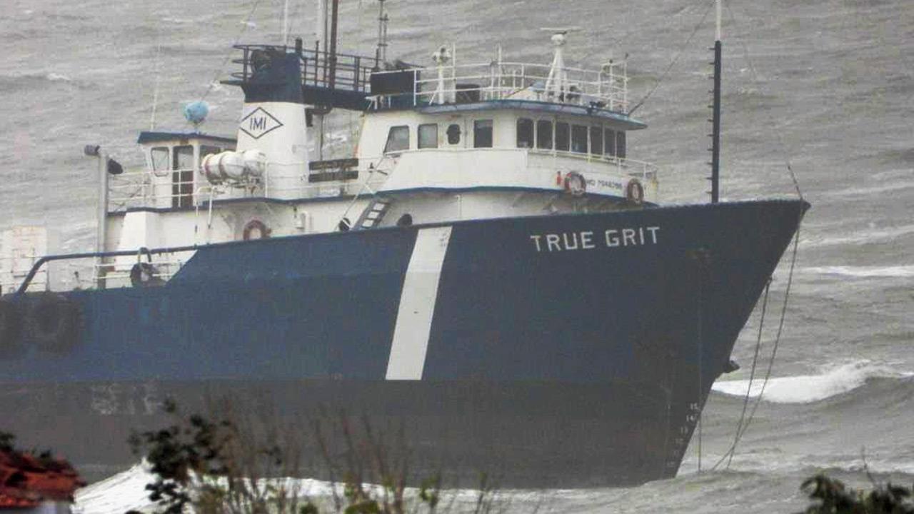 Panic in Mumbai as ship gets stuck in rocks off Malabar Hill